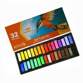 پاستل گچی نیمه ریوز 32 رنگ