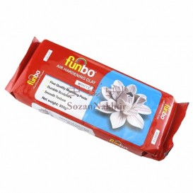 خمیر مجسمه سازی Funbo فونبو 500 گرمی رنگ سفید