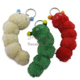 جاکلیدی عروسک کرم ابریشم