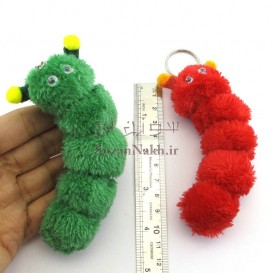 جاکلیدی عروسک کرم ابریشم