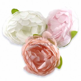 گل پیونی پارچه ای بزرگ قطر 7