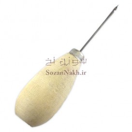 درفش چرم دوزی قلاب دار دسته چوبی