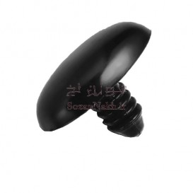 چشم عروسک بیضی پیچی 12 میلیمتری با بست (واشر)