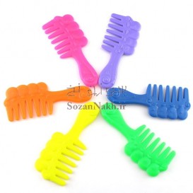 شانه عروسکی دسته دار (3 عددی)