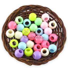 مهره پاستلی گرد ساده سایز 10 _ کد 407