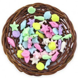 مهره پاستلی صدف و حلزون _ کد 410