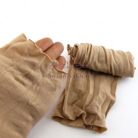 جوراب پنجه باز رنگ بدن مناسب عروسک