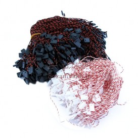 بند آویز گیفت ابریشمی دو رنگ (نخ پلمب) 