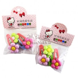 گیره تق تقی دخترانه طرح گل