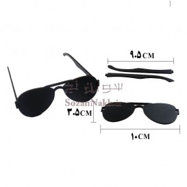 عینک عروسک چوبی آفتابی _ کد 21