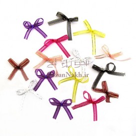 پاپیون  کوچک گره ای زری دار _ کد 8