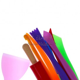 ست ابزار مجسمه سازی پلاستیکی  10 تایی  وردنه دار