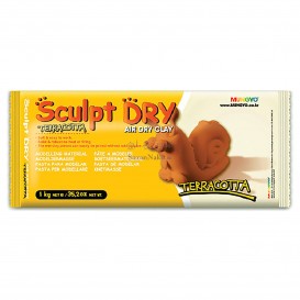 خمیر مجسمه سازی MUNGYO مانگیو یک کیلویی رنگ قهوه ای سفالی