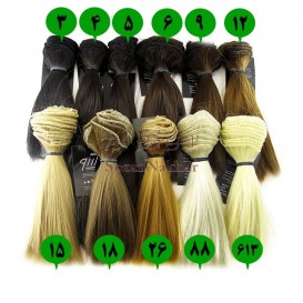 موی عروسک صاف 10 سانتی (مارک گیسو)