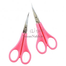 قیچی کوچک دسته صورتی ژانومه (سرکج)