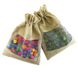 کیسه کنفی پنجره دار سایز 10 * 15