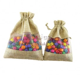 کیسه کنفی پنجره دار سایز 13 * 17