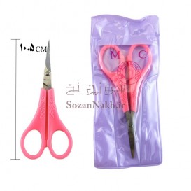 قیچی کوچک دسته صورتی ژانومه (سرکج)