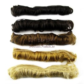 موی عروسک حالت دار 3 سانتی (موی پسر) (مارک گیسو)