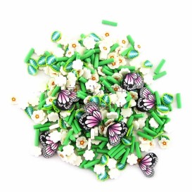 فیمو شمع و گل و پروانه _ کد 27