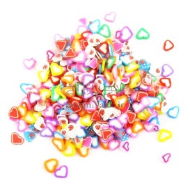 فیمو قلب رنگارنگ _ کد 32