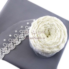 نوار تور شیفون  گل بهشتی _ کد 96