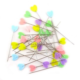 سوزن ته گرد فانتزی مدل قلب (50 عددی)