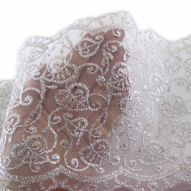 نوار تور شیفون لمه برگ قلبی  _ کد 104