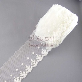 نوار تور شیفون گل سنبل _ کد 109