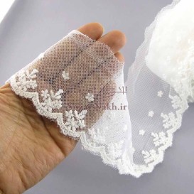 نوار تور شیفون گل سنبل _ کد 109