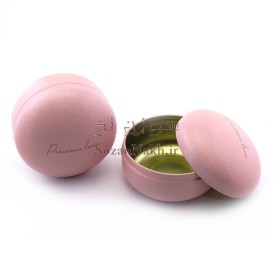 جعبه فلزی گرد Precious Love صورتی _ کد 604