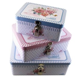 باکس فلزی سه تایی قفل دار _ کد 614