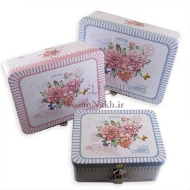 باکس فلزی سه تایی قفل دار _ کد 614