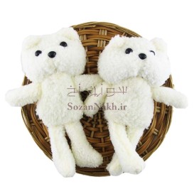 عروسک خرس سفید کله گنده