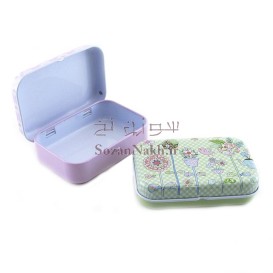 جعبه فلزی مستطیل لولا دار کوچک _ کد 617