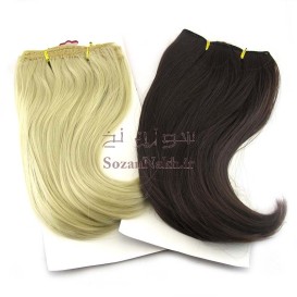 موی عروسک حالت دار 25 سانتی Yuan (یوان) رنگ طبیعی