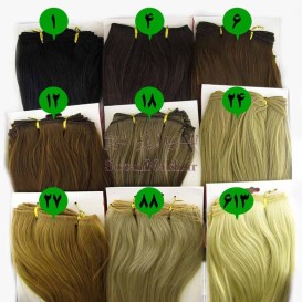 موی عروسک حالت دار 25 سانتی Yuan (یوان) رنگ طبیعی