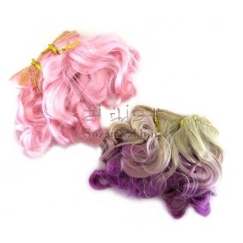 موی عروسک فر 15سانتی Yuan (یوان) رنگ فانتزی