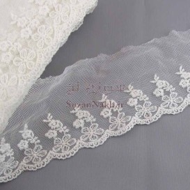 نوار تور شیفون گل پامچال  _ کد 118