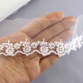 نوار تور شیفون گل کوکب - کد 120