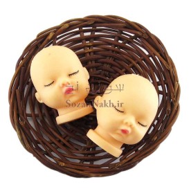 سر عروسک نوزاد
