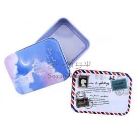 جعبه فلزی جا کارتی _ کد 625