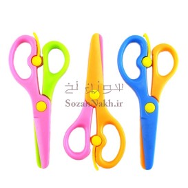 قیچی تیغه پلاستیکی مهد کودک فنردار