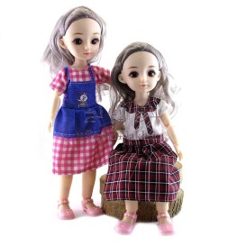 عروسک کره ای مفصلی چشم درشت 24 سانتی