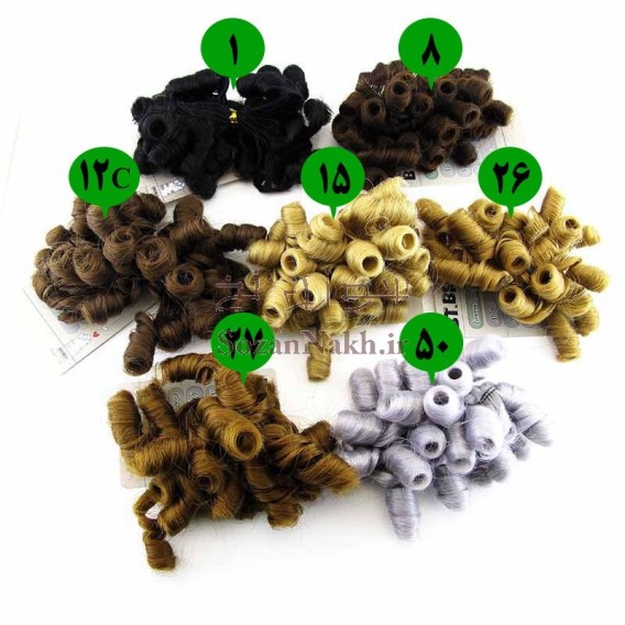 موی عروسک Curly مارک BT فر تلفنی 3 سانتی