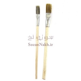 قلم موی تخت دسته چوبی موی طبیعی