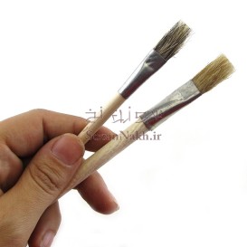 قلم موی تخت دسته چوبی موی طبیعی