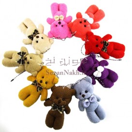 عروسک بوکت خرس آلفرد 9 سانتی (12 عددی)