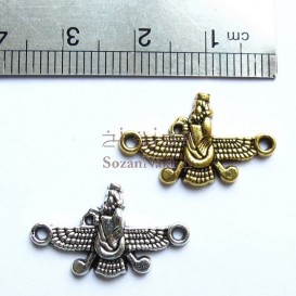 پلاک دستبند طرح فروهر کوچک