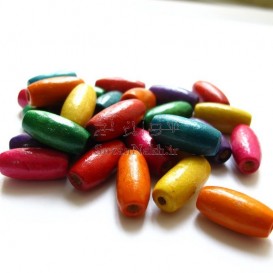 مهره چوبی گندمی رنگی